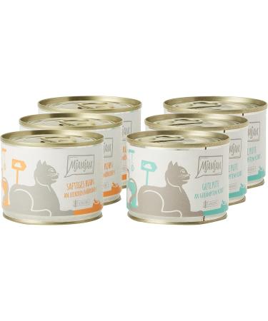 MjAMjAM - premium wet food for cats - mono pack I - with chicken and turkey 6 pack (6 x 200 g) grain free - Buy Online on GoSupps.com