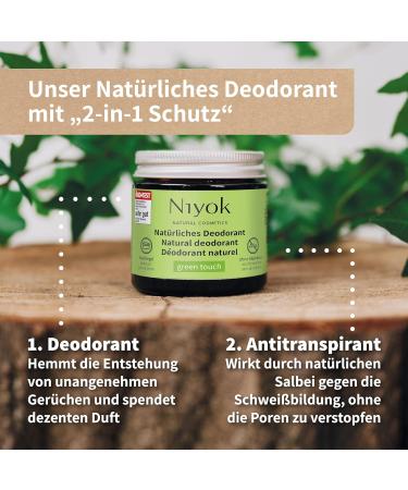 Natural Aluminum Free Deodorant & Antiperspirant - 2-in-1 Light Ocean Scent 40ml | Eco-Friendly Natural Cosmetics - Buy Online on GoSupps.com