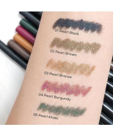 L.O.C.K. Color it Waterproof Pencil Eyeliner 01 Pearl Black - Long-Lasting & Smudge-Proof K-Beauty Eye Liner Stick - Buy Online on GoSupps.com