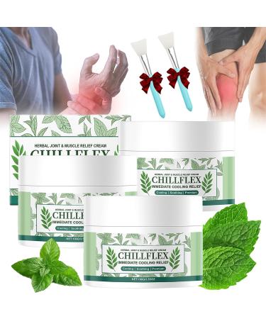 Cr me rafra chissante instantan e CHILLFLEX Cr me apaisante au menthol CHILLFLEX Gel rafra chissant au menthol Activit s articulaires (3 pi ces)