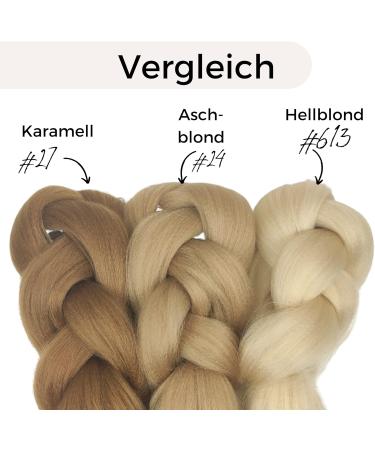 Synthetic Hair for Braiding Light Blonde with Yellow Tinte Braids Extensions for Hair Extensions Ideal for Rastas Braiding Hair for Women and Men for Thickening Hairpiece for Braid (Light Blonde) - Buy Online on GoSupps.com