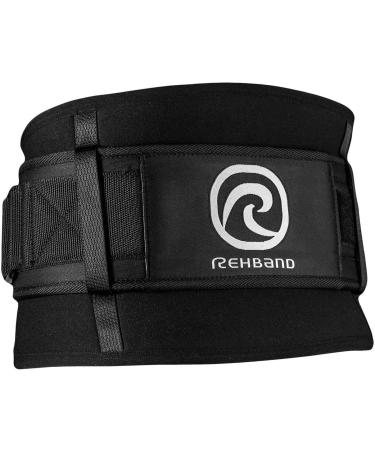 Rehband X-RX Back Support - 7mm Neoprene Heavy Weightlifting Belt | 2-in-1 Support for Optimal Performance | Black M - Buy Online on GoSupps.com