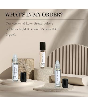 3 Pc Womens Gift Set Fragrance Oil For Women Roll On Body Oil Perfume Samples Fragrance Oil Gift For Her Perfume Oil Sampler Gift Box (Sensual) - Buy Online on GoSupps.com