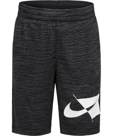 Nike Little Boys' HBR Dri-FIT Shorts 4 Black Heather