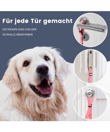 Buy Dyrdecly Adjustable Dog Training Bells - 2 Piece Potty Training Ring - Pink Communication Tools for Dogs - Buy Online on GoSupps.com