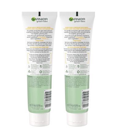 Garnier SkinActive Green Labs Pinea-C Brightening Gel Wash - Vitamin C & Pineapple Cleanser for Dull Skin 2 Count - Buy Online on GoSupps.com