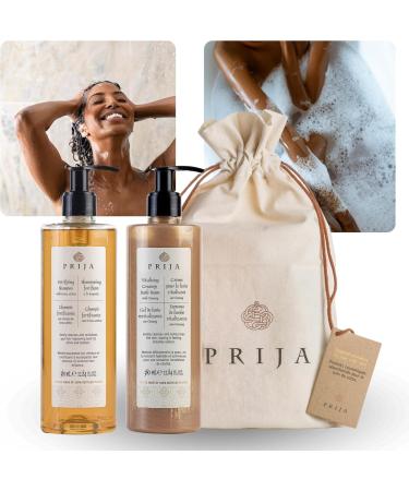  sarcia.eu sarcia.eu Prija Gift Set Body and Hair Foaming Bath Creamy Strengthening Shampoo - Buy Online on GoSupps.com