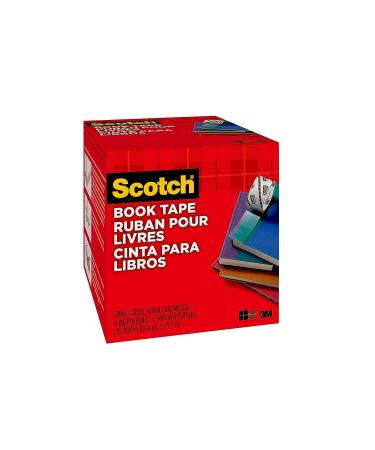 Scotch Book Tape  4 in x 540 in  Excellent for Repairing  Reinforcing Protecting  and Covering (845-400) - Buy Online on GoSupps.com