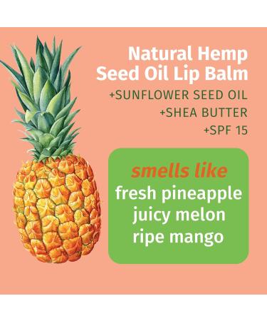 Buy Hempz SPF 15 Lip Balm - Sweet Pineapple & Honey Melon Herbal Soothing Lip Care for Men & Women - Nourishing Lip Balm - International Shipping Available - Buy Online on GoSupps.com