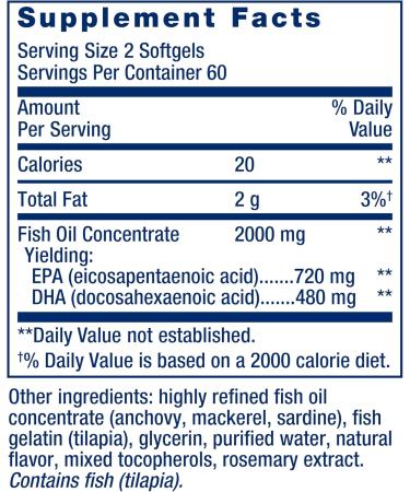 Life Extension Mega EPADHA 120 Softgels - Omega-3 Support for Heart & Brain Health - Buy Online on GoSupps.com