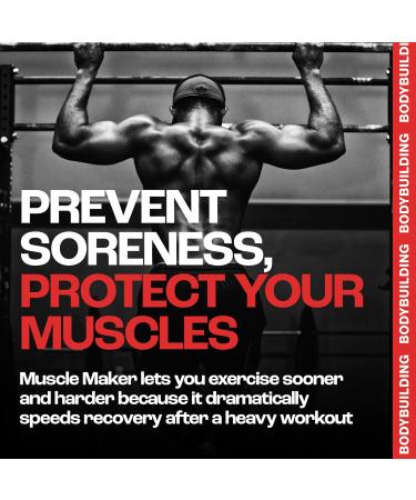 Muscle Maker Post Workout Serum - Boost Men's Health with Antioxidants Vitamin C Zinc & Creatine | 5.1 Fl Oz - Buy Online on GoSupps.com