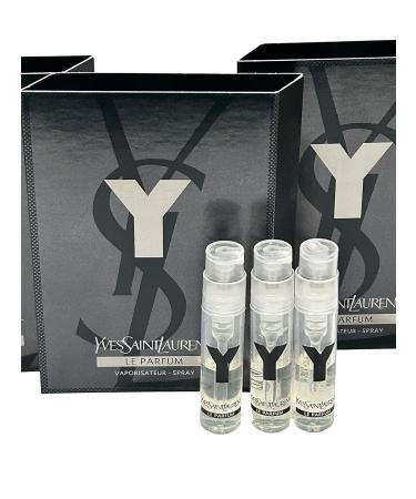 YVES SAINT LAURENT YSL Y Men Sample Perfume LE PARFUM Spray Trial Size Partially Filled Vials 1.2 ml / 0.04 fl oz (set of 3) - Buy Online on GoSupps.com