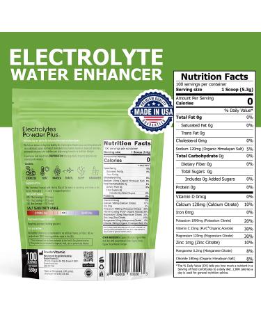 Premium Keto Lemonade Electrolyte Powder - 100 Servings, 0 Sugar, Organic Vitamin C, Zero Calories - Buy Online on GoSupps.com