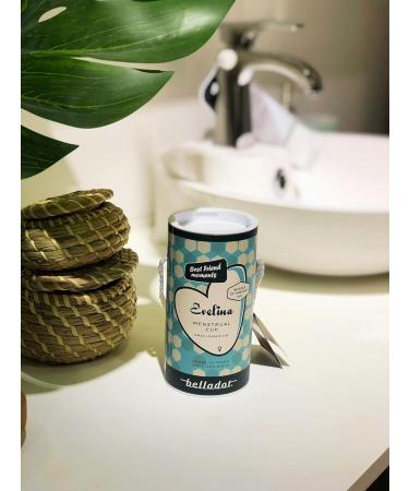 Evelina Menstrual Cup | Small & Medium | Belladot - Eco-friendly & Comfortable Period Solution - Shop Now - Buy Online on GoSupps.com