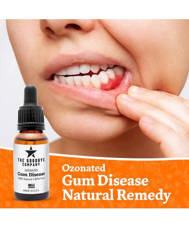 Ozonated GoodBye Gum Disease - Natural and Effective Oral Gum Disease Treatment with Neem and Clove Oils - 0.5 Fl Oz - Buy Online on GoSupps.com