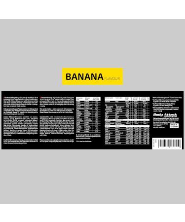 Body Attack Extreme Whey Deluxe - Banana Cream 2.3 kg | Low Fat & Sugar | CFM Whey Isolate Protein Powder - Made in Germany - Buy Online on GoSupps.com