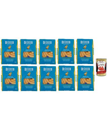 Italian Gourmet E.R. Rigatoni No. 39 500 g 100% Italian Pasta + Pulp Italian Gourmet Pulp 400 g Pack of