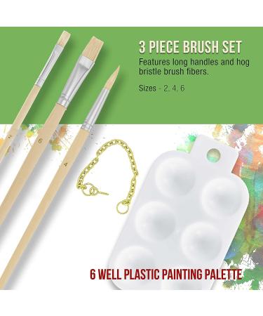 U.S. Art Supply 13-Piece Artist Painting Set: 6 Vivid Acrylic Paint Colors, Easel, Canvas Panels, Brushes & Palette - Ideal for Children, Kids, Students, Beginners - Buy Online on GoSupps.com