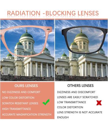 6 Pack Blue Light Blocking Reading Glasses for Women - Fashionable Spring Hinge Eyewear 2.5x with Pattern Prints - International Shipping Available - Buy Online on GoSupps.com