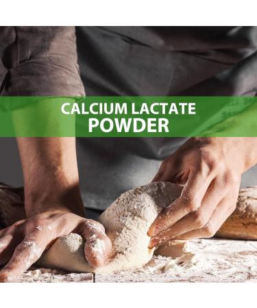 Calcium Lactate Powder 6oz Pure Calcium Lactate Food-Grade Helps Neutralize Food Acidity Non-GMO Food Stabilizer and Bulking Agent for Dairy Products Breads Pastries Ice Cream Jellies - Buy Online on GoSupps.com