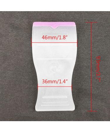 12 S-Shape Plastic Haarwachs Cleaning Spatulas - Versatile Beauty Tools for Makeup Masks & Wax Application - Random Color - Buy Online on GoSupps.com