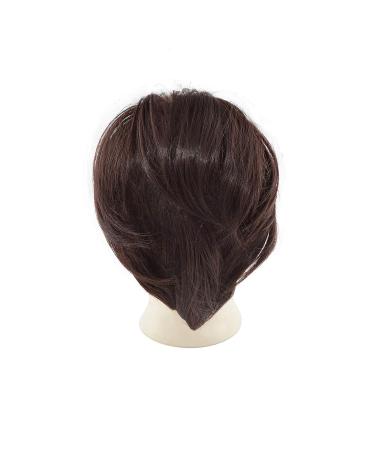 Dark Brown Messy Bun Scrunchie Hair Extension for Women - Synthetic Hair Accessory - Buy Online on GoSupps.com