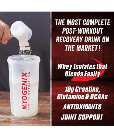 MYOGENIX Aftershock Post Workout Muscle Growth Whey Protein Powder Anabolic Whey Protein and Mass Building Carbohydrates - 48.14 Oz - Buy Online on GoSupps.com