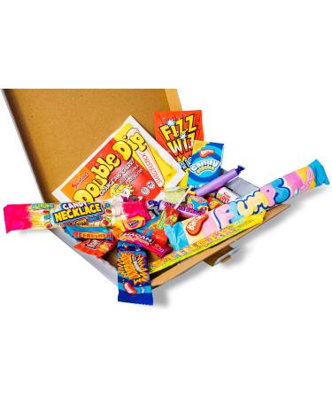 Thank You - Retro Sweets Silver Gift Box - 18 Varieties of Candy - Fits throu... - Buy Online on GoSupps.com