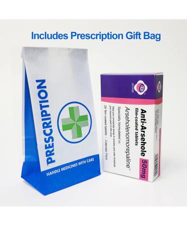 Prank Pill Anti Arsehole Tablet Box Xmas Gift Ideal Present for Him Husband Boyfriend Dad Men Uncle Funny Valentines Christmas 40th 50th 60th Secret Santa Birthday Aprils Fools - Buy Online on GoSupps.com