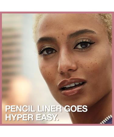 Maybelline New York Eyestudio Hyper Easy No Slip Pencil Black 0.04 Oz Pack of 2 - 001 Black (0.021 Ounce) - Buy Online on GoSupps.com