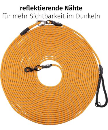 Floxic Reflective Dog Tow Lines - 5m 10m 15m 20m | Ideal Training Lines for Puppies | Removable Hand Loop | International Shipping Available - Buy Online on GoSupps.com