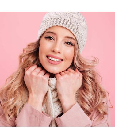 Winter Headband for Women | Wool Cable Knit Ear Warmer Hair Wrap - Beige - Buy Online on GoSupps.com