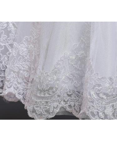 TTYAOVO Baby Baptism Christening Tutu Gown Princess Dress 6-12 Months - White - Buy Online on GoSupps.com