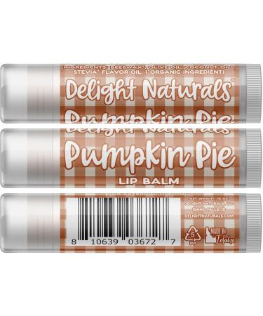 Shop Pumpkin Pie Lip Balm - Set of Three | Nourishing & Cozy Flavor - International Shipping Available - Buy Online on GoSupps.com