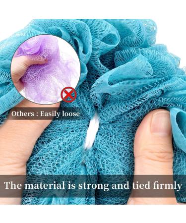 OKAKA Bath Sponge Shower Loofah Puff 4 Pack - Skin Care Essential, Soft & Big - Buy Online on GoSupps.com