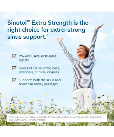 Euromedica Sinutol Extra Strength - 30 Enteric-Coated Softgels for Sinus & Bronchial Health - Eucalyptus Myrtle Lemon Blend - Soothes Mucus Membranes - 30 Servings - Buy Online on GoSupps.com