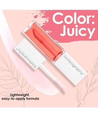 Bodyography Glossy Lip Oil - Hydrating Lip Glow Oil - Juicy - Buy Online on GoSupps.com