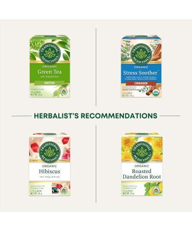 Traditional Medicinals - Organic Hawthorn with Hibiscus Herbal Tea (Pack of 6) - Fair Trade Ingredients - Promotes Heart Health - 96 Tea Bags Total Tea Hawthorn with Hibiscus 16 count (Pack of 6) - Buy Online on GoSupps.com