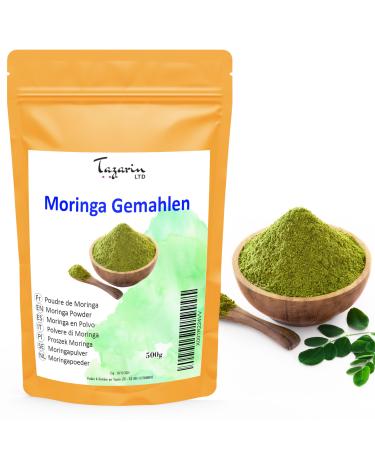 500g Moringa Powder PREMIUM PLUS - Moringa Leaves Powder - Nutritive - 100% Natural Pure and No Additives - TazarinLtd