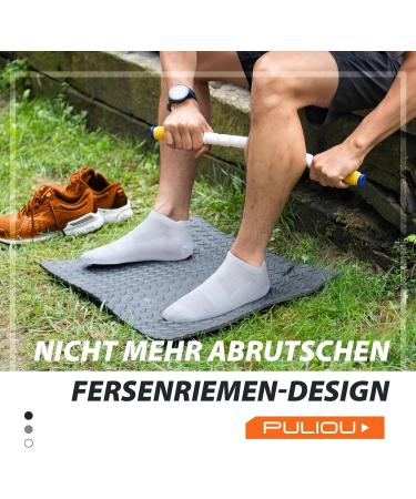 Buy Puliou 10 Pairs Short Cotton Sports Socks for Men & Women | Breathable Running & Hiking Socks Size 39-42 - White - Buy Online on GoSupps.com