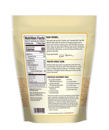 Bob's Red Mill Wheat Germ 12oz - Nutrient-Rich Superfood (1 Pack) - Buy Online on GoSupps.com
