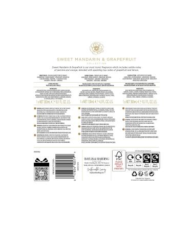 Baylis & Harding Sweet Mandarin & Grapefruit Luxury Hand Care Trio Gift Set - International Shipping Available - Buy Online on GoSupps.com