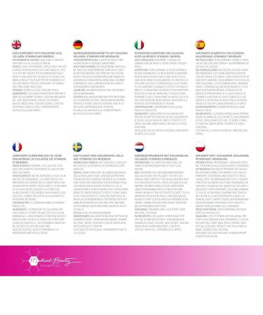 Premium Collagen Hyaluronic Acid Complex with Goji Berry & Green Tea - 180 Capsules | 1000mg Collagen Hydrolysate & Essential Vitamins for Healthy Skin & Hair - Buy Online on GoSupps.com