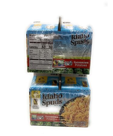 Idaho Spuds Real Potato Gluten Free Hashbrowns 4.2oz (8 Pack) - Buy Online - Buy Online on GoSupps.com