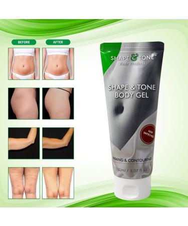 Anti-Cellulite Gel Cream Body Moisturizer for Arms Legs and Stomach Lift and Slim body cream by Shape and Tone (10.14 Fl Oz (Pack of 1)) - Buy Online on GoSupps.com