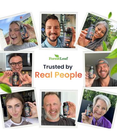 ForestLeaf NAD Resveratrol Capsules Liposomal NAD Supplement for Women and Men with D-Ribose and Pomegranate NAD+ for Energy Focus and Anti-Aging Support NMN Supplement Alternative (60 Caps) NAD+ Resveratrol 60 Count (P  - Buy Online on GoSupps.com