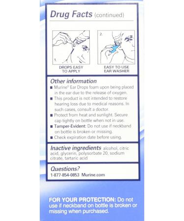 Murine Ear Wax Removal System 0.5 Fl Oz - Quick & Effective Solution - Buy Online on GoSupps.com