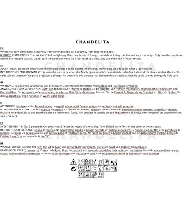 Chandelita Aroma Candle - Pure Sage for Blessings Energy & Chakra Healing | Soy Wax Relaxation Candle (1 Unit) - Shop Now! - Buy Online on GoSupps.com