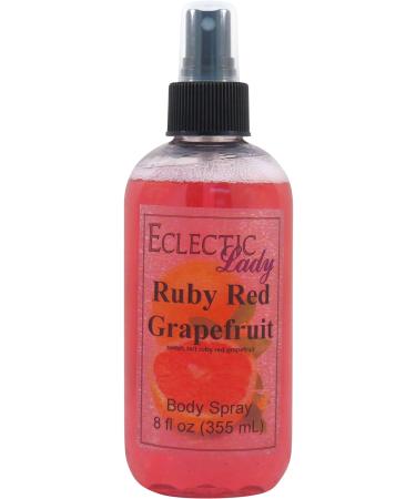 Ruby Red Grapefruit Body Spray (Double Strength) 8 ounces Body Mist for Women with Clean Light & Gentle Fragrance Long Lasting Perfume with Comforting Scent for Men & Women Cologne with Soft 8 Fluid Ounces (Double Strength)
