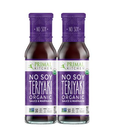 Primal Kitchen No-Soy Organic Teriyaki Sauce & Marinade Whole30 Approved Certified Paleo and Keto Certified 8.5 Ounces Pack of 2